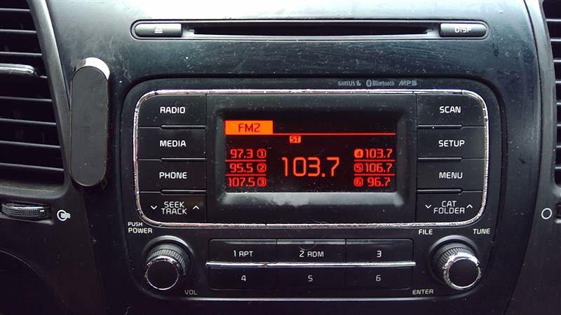 2014-2016 Kia Forte Sedan NON-NAV NON-TELEMATICS Radio Stereo 96170-A7170WK CD