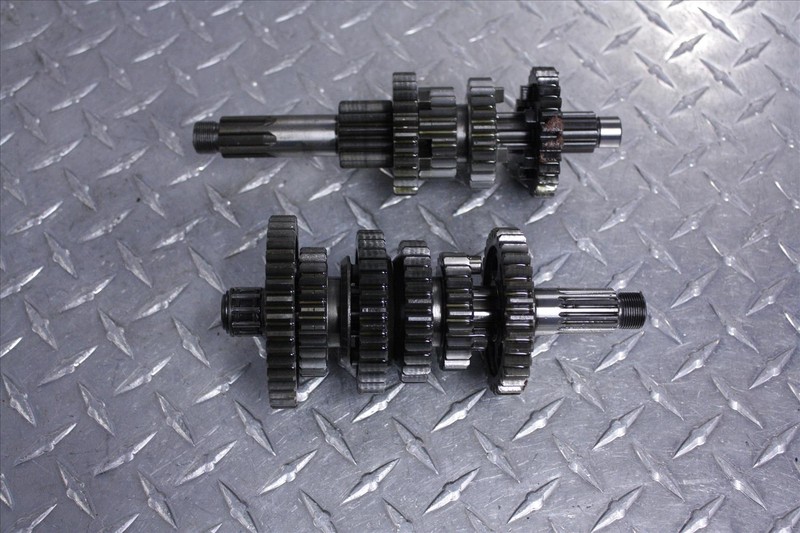 88-02 KAWASAKI KLF 220 BAYOU TRANSMISSION GEARS SHAFTS SET OEM KLF220