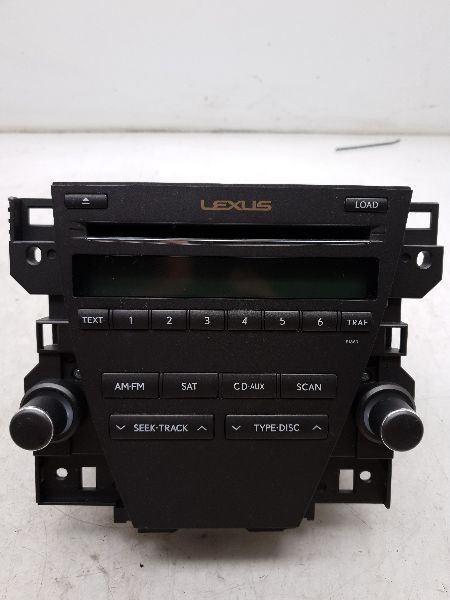Pioneer Radio Receiver Face ID P1869 Fits 10-12 LEXUS ES350 86120-33E40