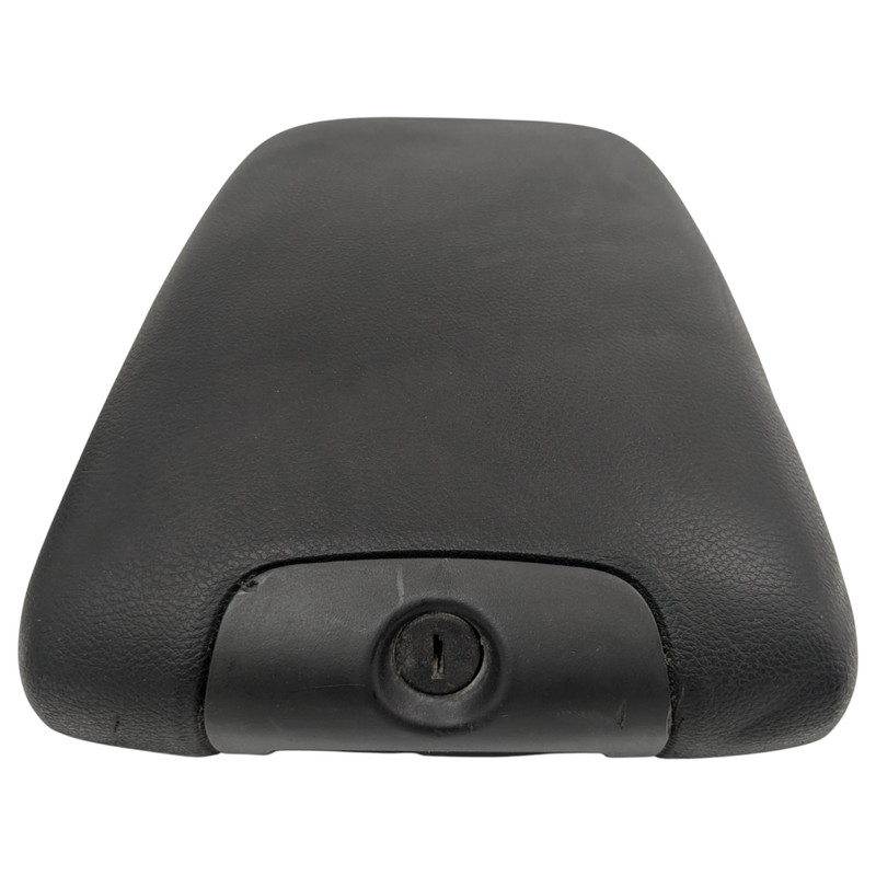 11-18 Jeep Wrangler JK Center Console Leather Armrest Cover Arm Lid Black OEM