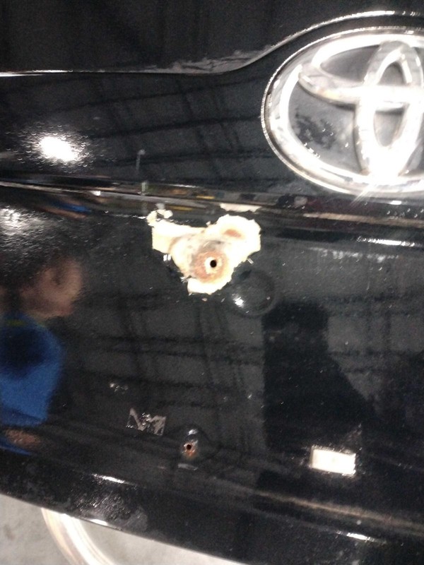 2013 Toyota Camry Deck Lid Black OEM Used Chipped Paint 4DR Sedan