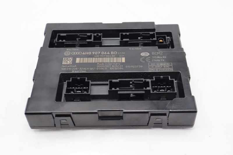 2012-18 AUDI A6 A7 A8 A8L S6 S7 S8 TOUAREG BCM BODY COMFORT CONTROL MODULE W KEY