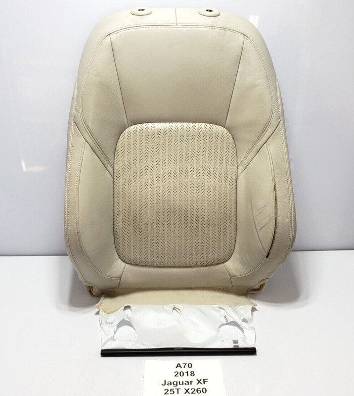 ✅ 16-20 OEM Jaguar XF XE Front Left Driver Side Seat Upper Cushion Beige NOTE*