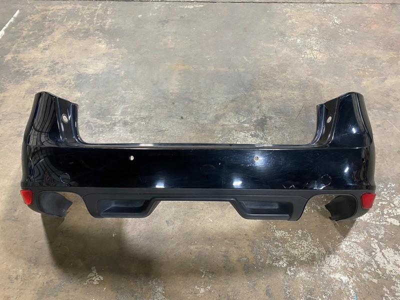 11-14 PORSCHE CAYENNE REAR BUMPER COVER BLACK OEM #A0.61