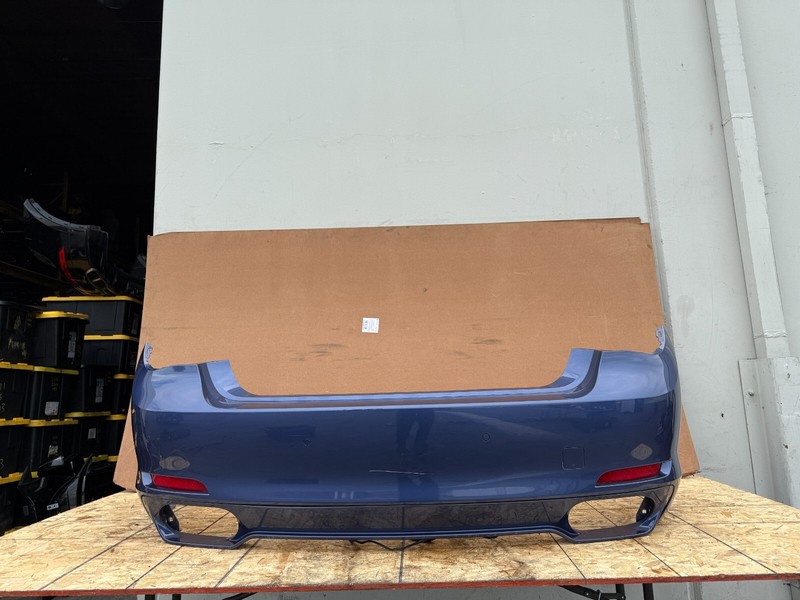 BMW F01 F02 F04 ALPINA B7 10-12 OEM REAR BUMPER COVER W/ PARKING SENSORS (BLUE)