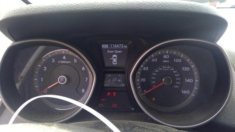 Speedometer Cluster MPH US Market Hatchback GT Fits 13-15 ELANTRA 737042