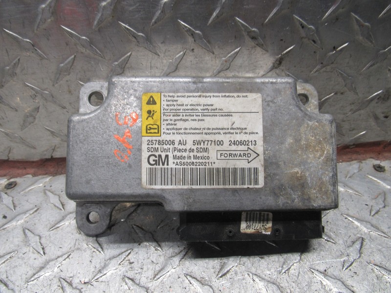 2007 SATURN AURA CONTROL MODULE 25785006 AU 5WY77100 24060213