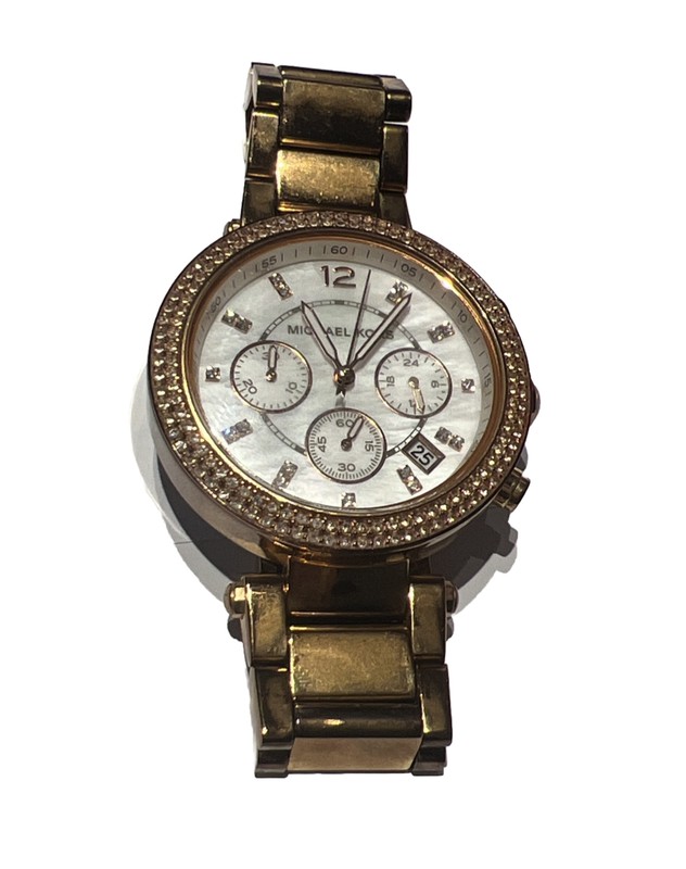 Michael Kors Parker Chronograph Watch Rose Gold Tone Gorgeous Glam❤️❤️❤️