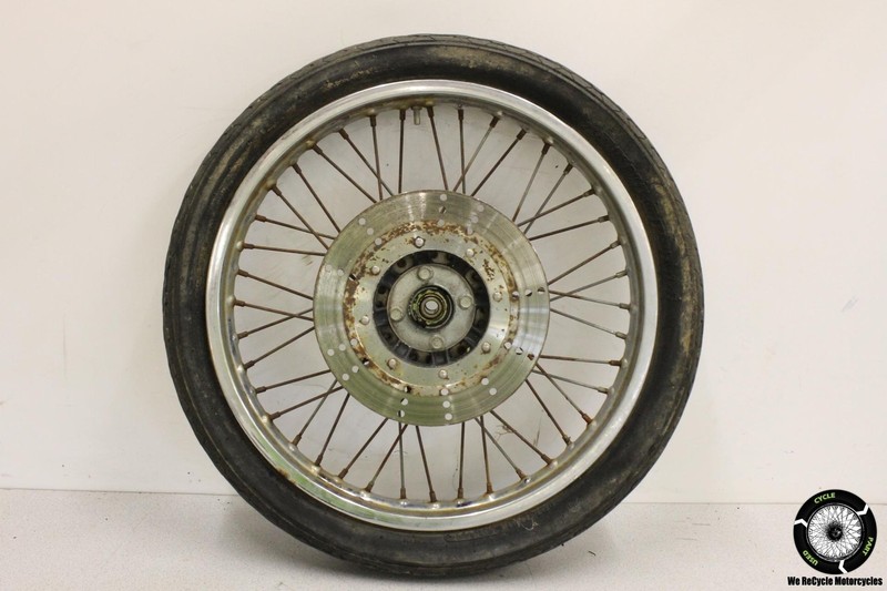 1987 Kawasaki 305 Ltd Kz305b Front Wheel Rim W Brake Disc Rotor KZ 87