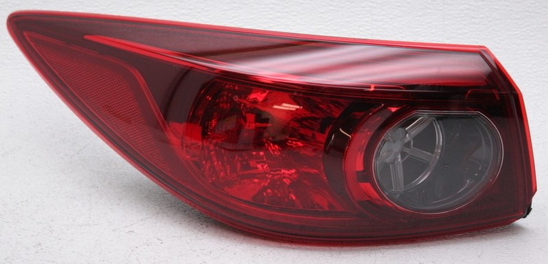 OEM Mazda 3 Sedan Outer Left Driver Side Tail Lamp BJT1-51-160A - Lens Chip