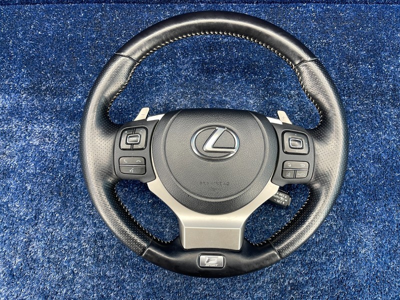 18-21 LEXUS NX300 FRONT HEATED STEERING WHEEL W/ PADDLE SHIFTERS & SWITCHES OEM