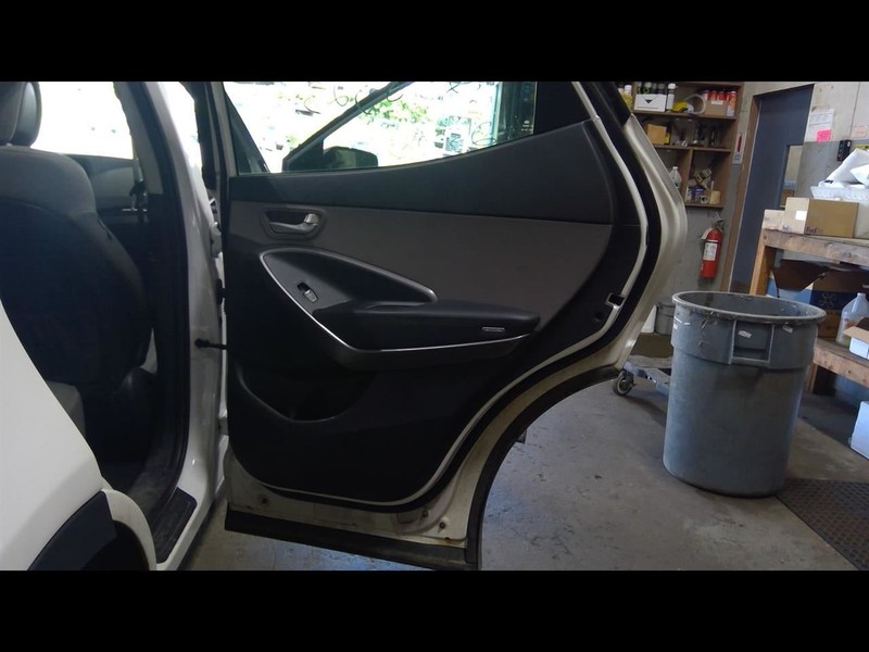 2017 SANTA FE Passenger Right Rear Door Trim Panel Rear 1645071