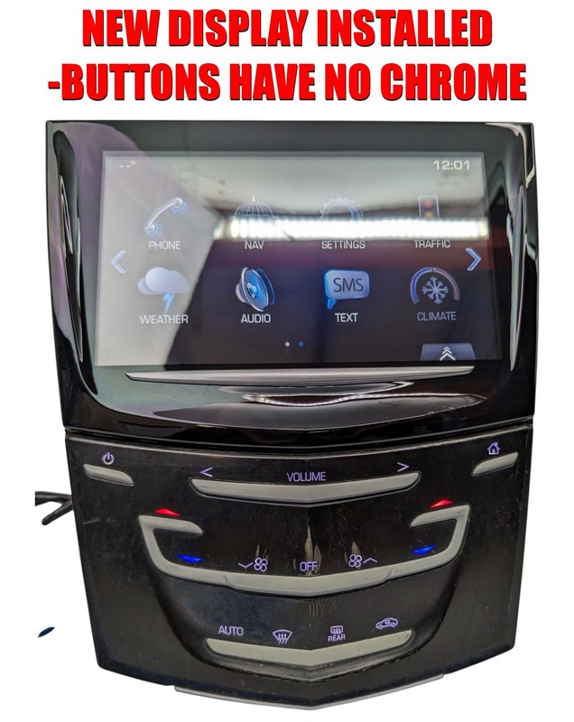 2015 16 Cadillac ATS CTS XTS Cue Radio Stereo Control Panel Touch Display Screen
