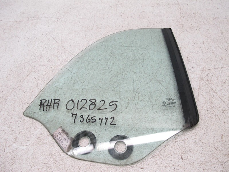 16-23 MINI COOPER S F57 CONVERTIBLE QUARTER GLASS WINDOW RIGHT REAR OEM 012825