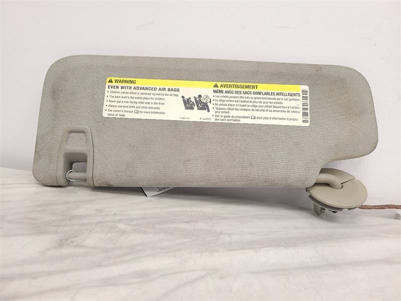 Passenger Sun Visor VIN 1 4th Digit Limited Fits 13-16 MALIBU 578362