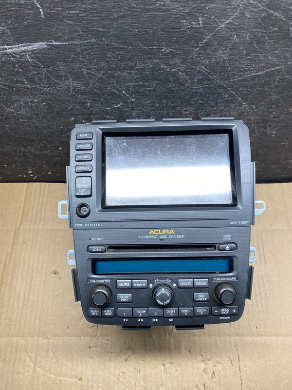 2004-2006 Acura Mdx Radio Screen Display Navigation Climate Control OEM w1551 DG