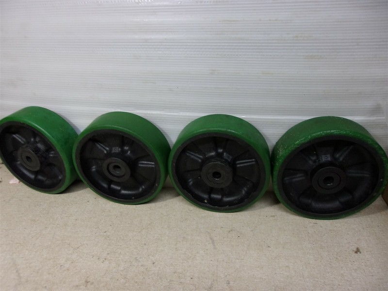Hard Plastic 6" Wheel 1-3/8" Bore 1/2" Wide, Set of 4 *FREE SHIPPING*