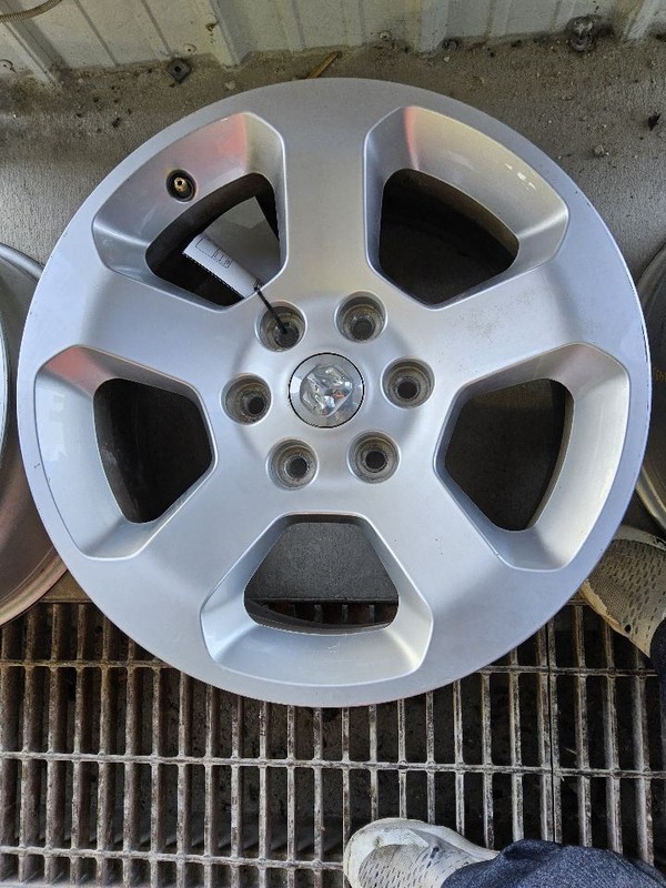 2019 New Style Dodge RAM 1500 Road Wheel 18x8 Aluminum 5 Spoke Painted Opt WBD
