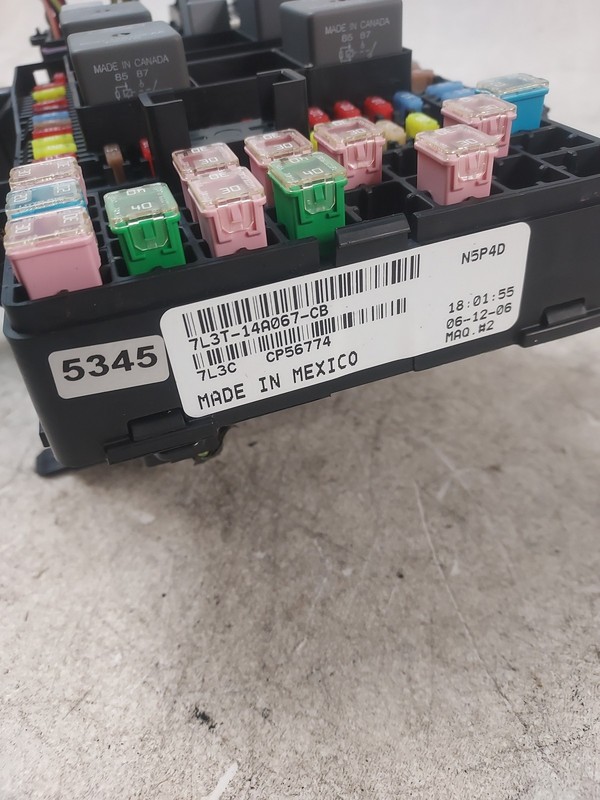 2007-2008 Ford F150 Fuse Box Interior Cabin Relay 7L3T-14A067-CB OEM w/ Pigtails