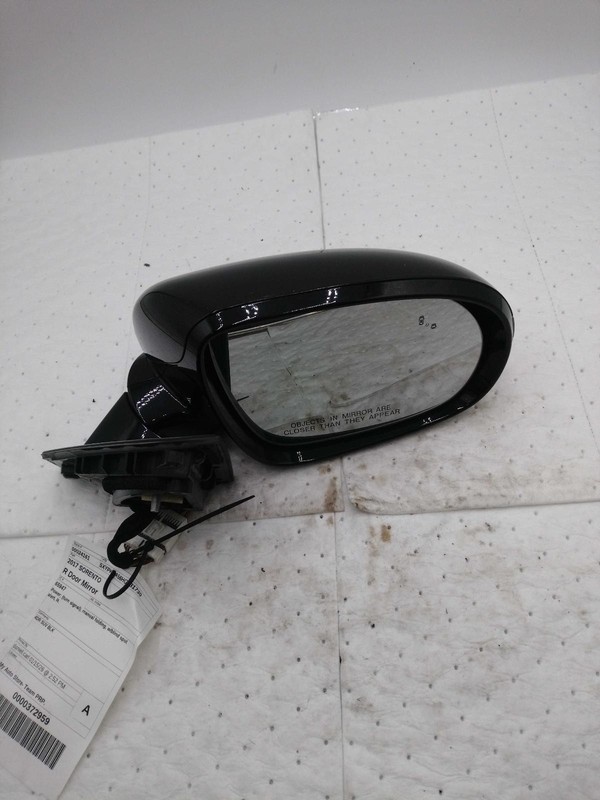 2017 KIA Sorento Right Door Mirror Assembly Black OEM 643369 102K Miles