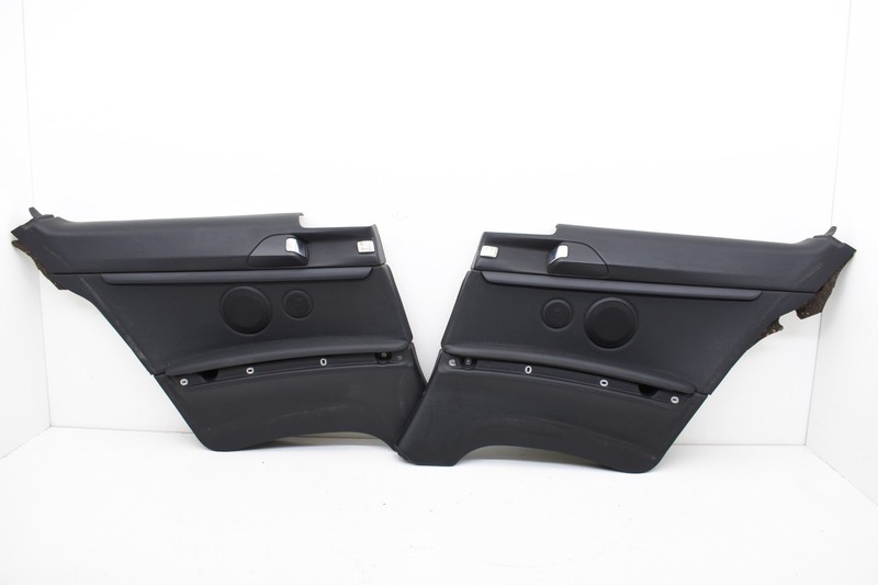2008 BMW E92 328xi Rear Left Right Quarter Door Panel Trim Set Black OEM KW68