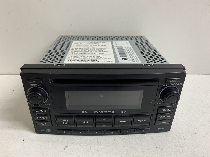 2013 Subaru Forester ONLY! NON-NAV NON-HD Radio Stereo Single Disc 86201SC620 CD