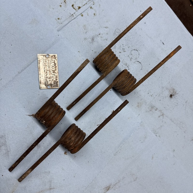 1969 Sno-jet 190 B-4 vintage snowmobile Rear Suspension boogie wheel Springs