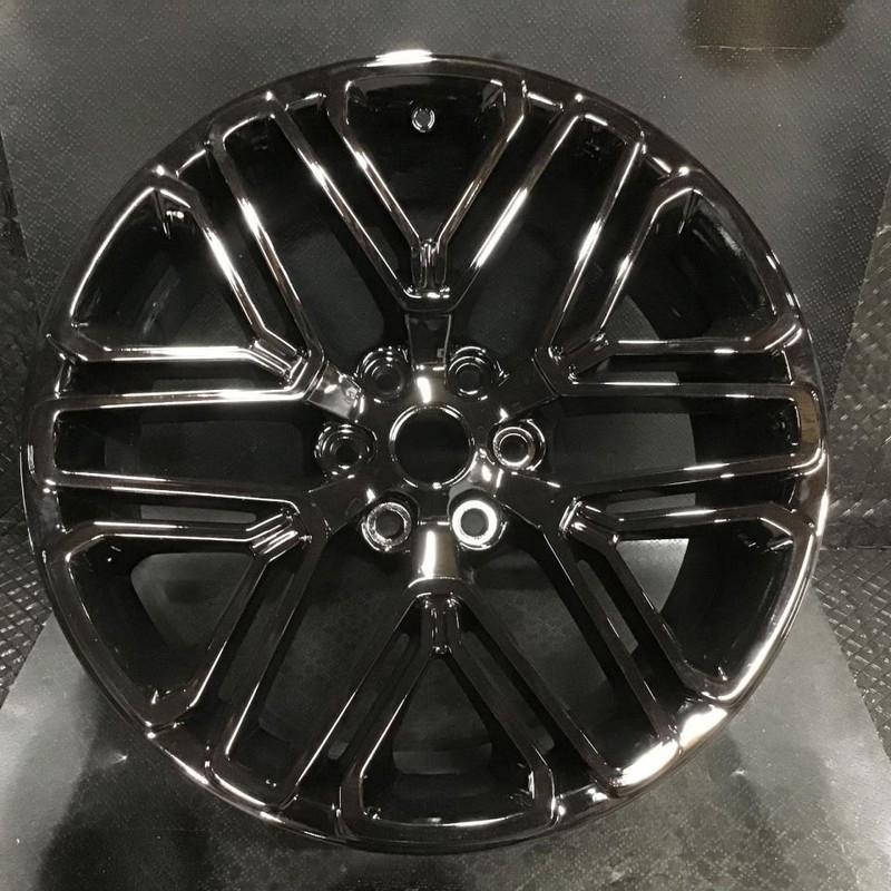 2022-2025 Jeep Wagoneer 9317 Wheel 22 x 9 12 Spoke Rim Black Painted 4755585AA