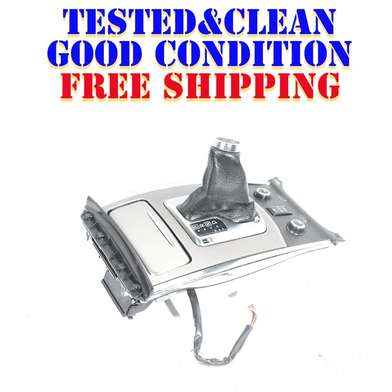 09 - 13 INFINITI G37 SEDAN AT CENTER CONSOLE SHIFTER TRIM BEZEL W/ BOOT OEM