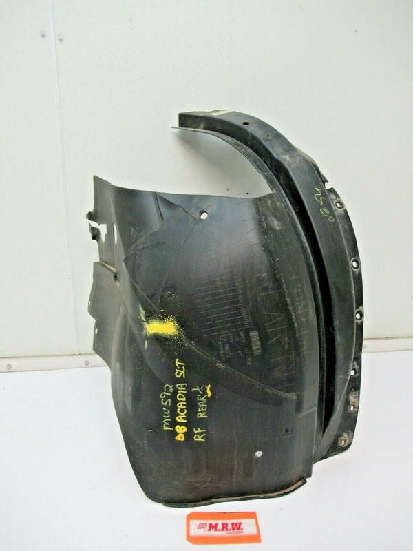 INNER FENDER SPLASH SHIELD RIGHT FRONT PASSENGER REARWARD BACK HALF for ACADIA