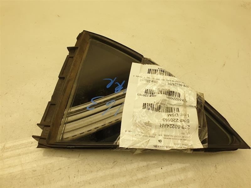 09-13 TOYOTA COROLLA LE PASSENGER SIDE DOOR VENT GLASS