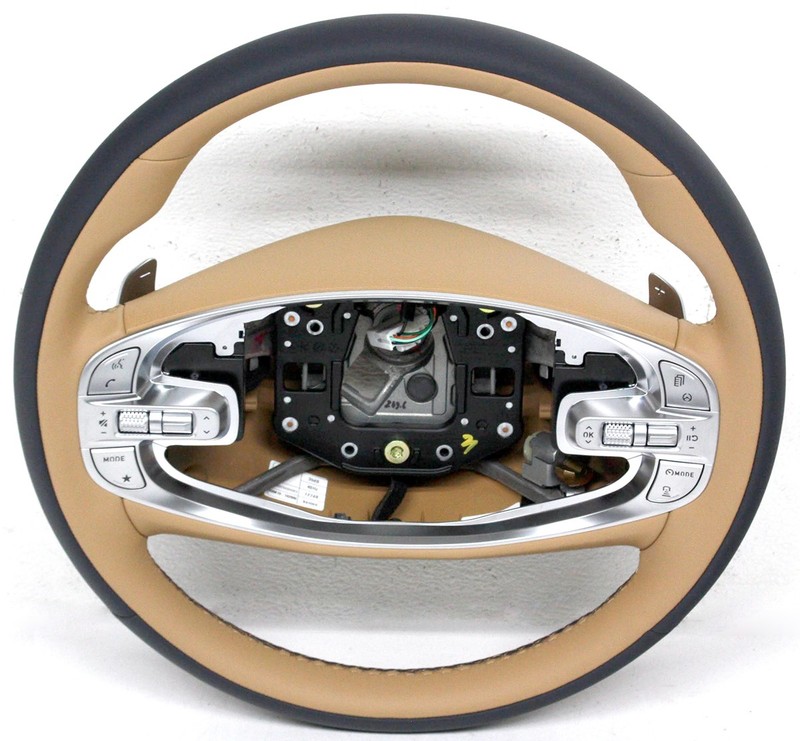 OEM Steering Wheel For Genesis GV80 Black and Tan 56100-T6690-SR3