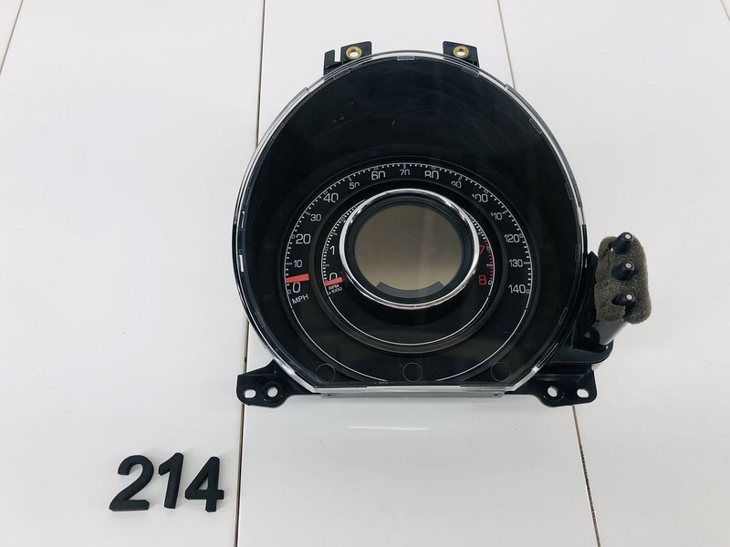 2012 FIAT 500S 1.4L L4 GAS ENGINE DASHBOARD INSTRUMENT CLUSTER SPEEDOMETER OEM