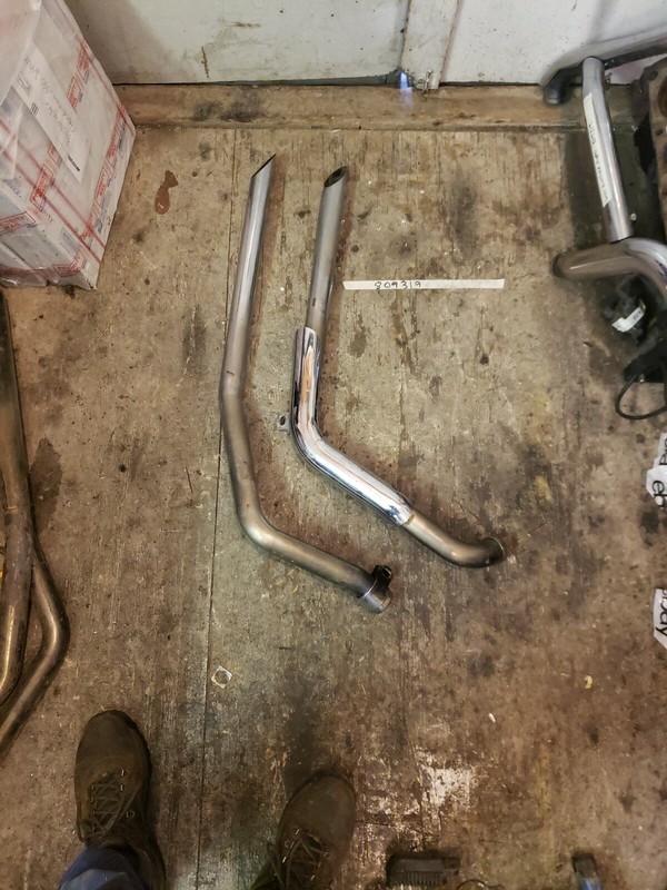 Harley Davidson EVO big twin2-2 Slash Cut Exhaust muffler 1966-1984