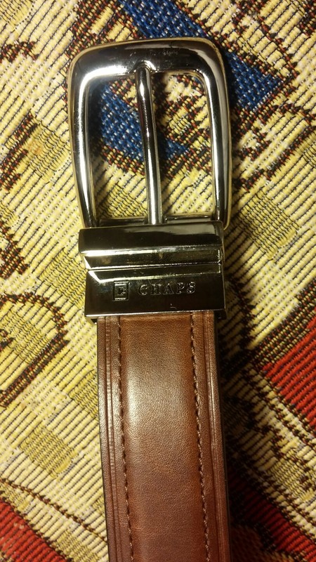 CHAPS BRAND Kids leather belt Brown 22 to 24 inches long 1 inches wide