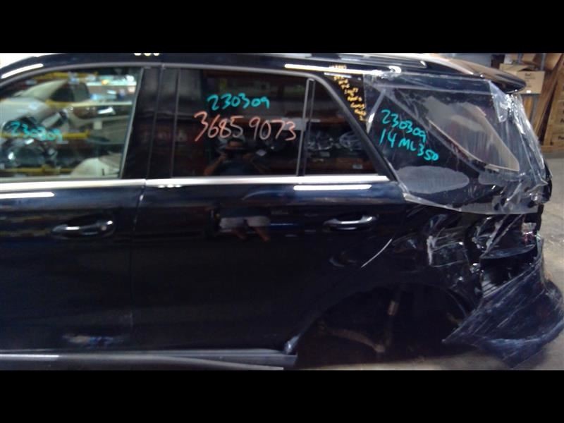 Driver Rear Side Door 166 Type ML350 Fits 12-14 MERCEDES ML-CLASS 1165988