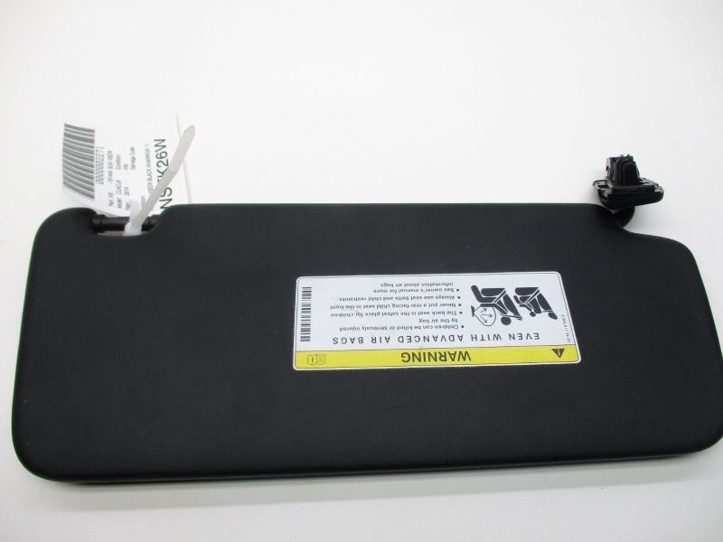 2015-2020 MERCEDES CLA-CLASS RIGHT SUN VISOR BLACK W/MIRROR 29888