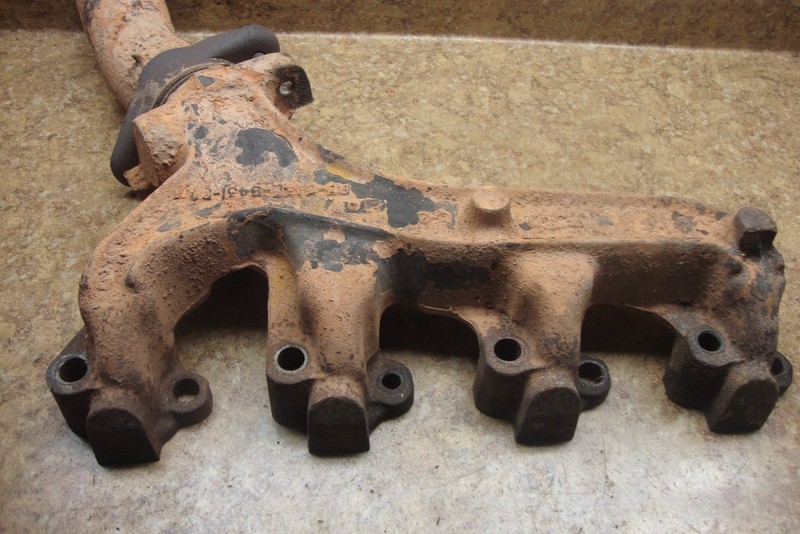 1990 Ford F250 F 250 351 W Windsor 5.8 L 5.8L Exhaust Manifold Header Pipe Left