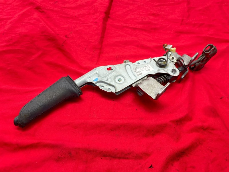 03-08 BMW E85 E86 Z4 Parking Emergency Handbrake Lever Leather Assembly OEM✅