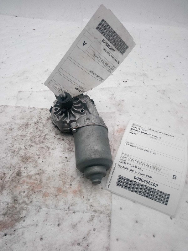2012 Nissan Quest Wiper Motor OEM Black 129k Miles Warranty 6 Months
