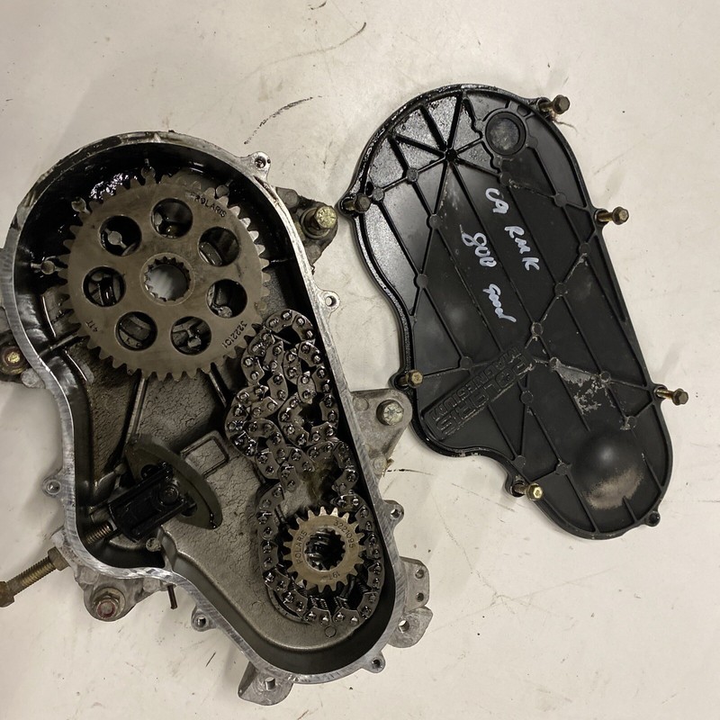 2009 POLARIS RMK 800 DRAGON Chain Case With Sprockets And Chain
