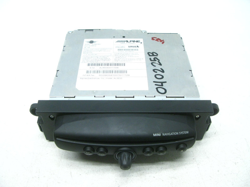 13 2013 MINI COOPER S R57 R58 R59 RADIO NAVIGATION SYSTEM OEM 040225B