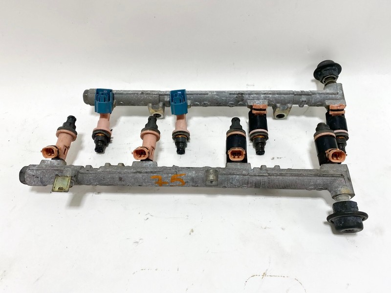 02-10 LEXUS SC430 V8 LEFT & RIGHT FUEL DELIVERY INJECTION RAIL W/ INJECTORS OEM