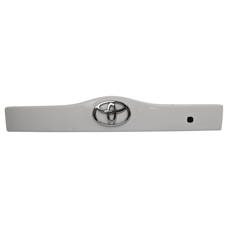04-09 Toyota Prius Rear Trunk Liftgate Garnish Trim Panel Smart Button White OEM