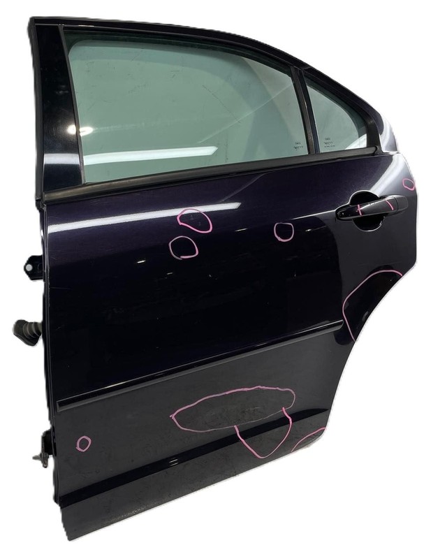2006-2012 Ford Fusion Rear Left Driver Door Assembly W/ Panel & Glass OEM