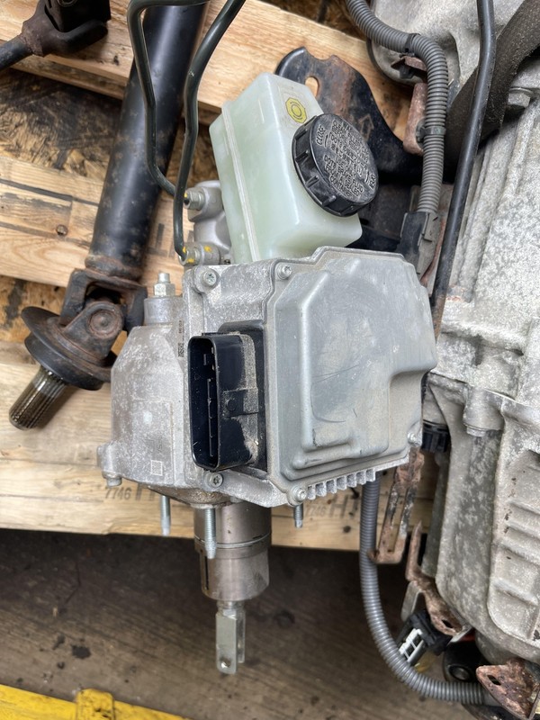 14-15 Infiniti Q50 Power Brake Booster Master Cylinder eac1035-03a Oem