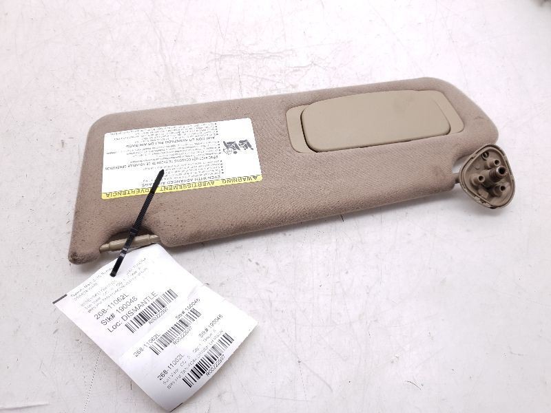 Driver Left Sun Visor Without Illumination Fits 08-17 SEQUOIA Tan FC44