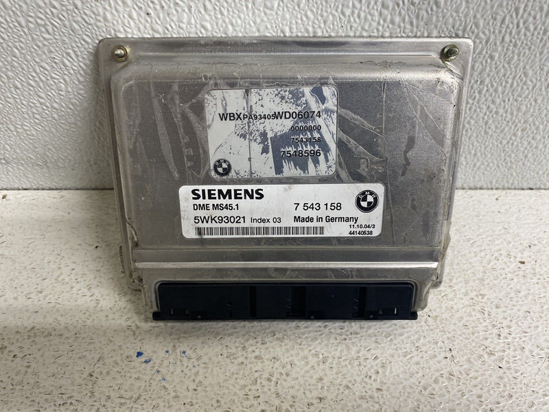 2005 BMW X3 7 543 158 Engine Computer Ecu Ecm Pcm Control Module Oem