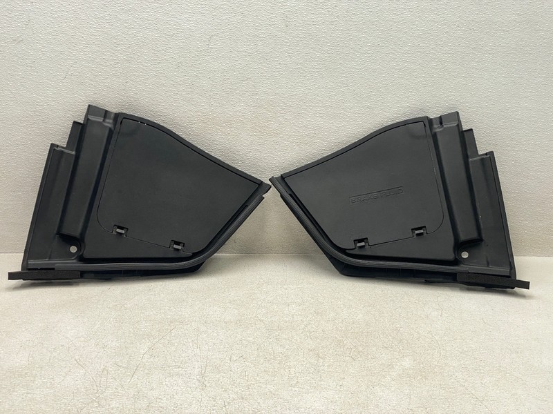 2014-2017 INFINITI Q50 LEFT & RIGHT BRAKE FLUID COVER PANEL SET OEM LOT782