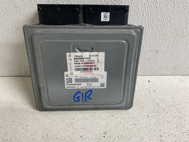 2015 VW Beetle CPRA Engine Computer Ecu Ecm Pcm 06K 906 071 AC Control Module